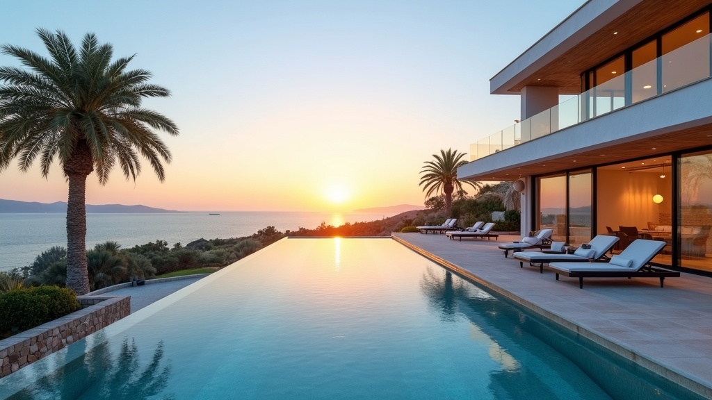 Lurely villa environment in Cyprus